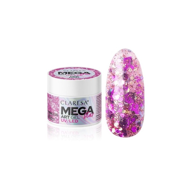 Claresa Żel do zdobień MEGASTAR PINK PIXEL 10 g