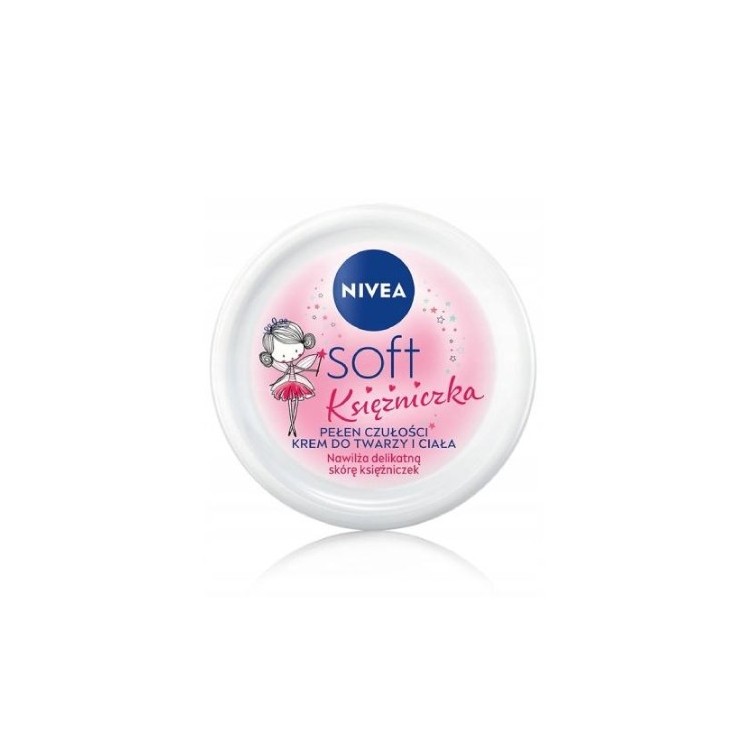 Nivea Krem dla dzieci  intensywnie nawilżający Soft Księżniczka  100 ml