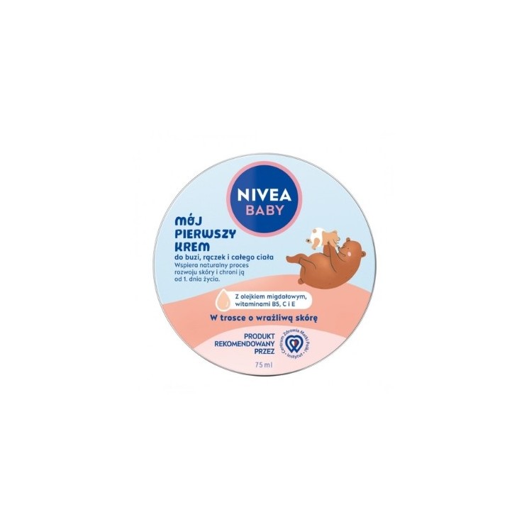Nivea Baby Mój Pierwszy Krem do buzi, rączek i całego ciała 75 ml