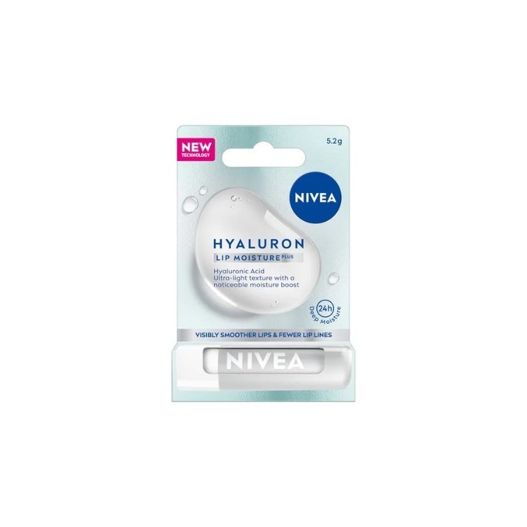 Nivea Hyaluron Lip Moisture Plus Nawilżający Balsam do ust w sztyfcie 5.2 g