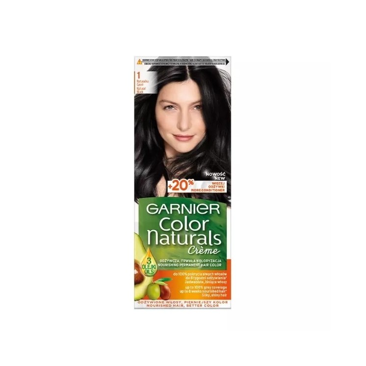 Garnier Color Naturals Farba do włosów /1/ Czarny