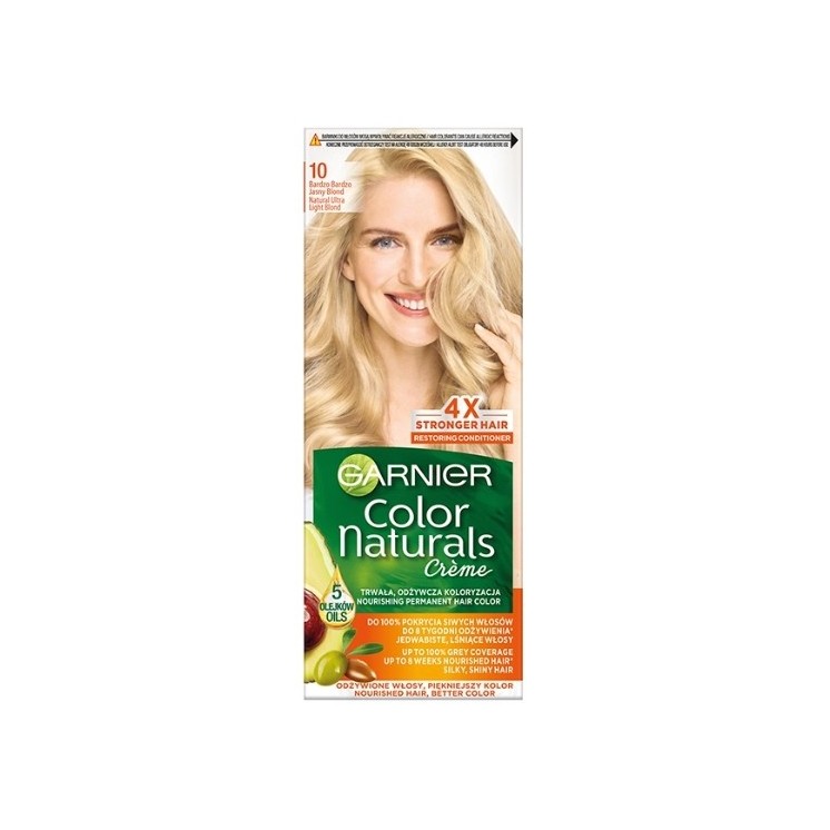 Garnier Color Naturals Farba do włosów /10/ Bardzo jasny blond