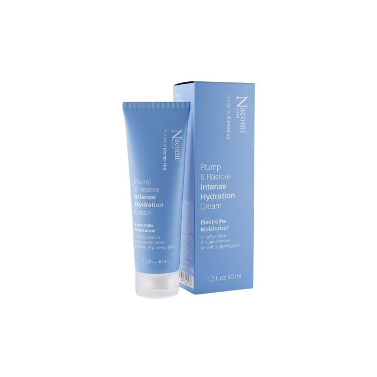 Nacomi Next Level Feuchtigkeitsspendende Gesichtscreme mit Elektrolyten 40 ml