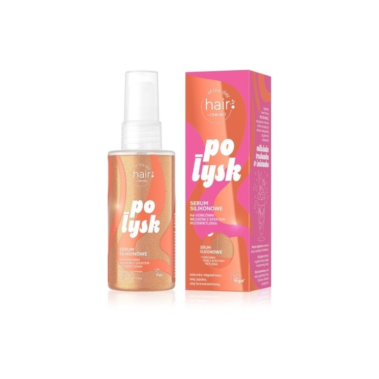 ONLYBIO Hair of the day Połysk Serum silikonowe do włosów z drobinkami 70 ml