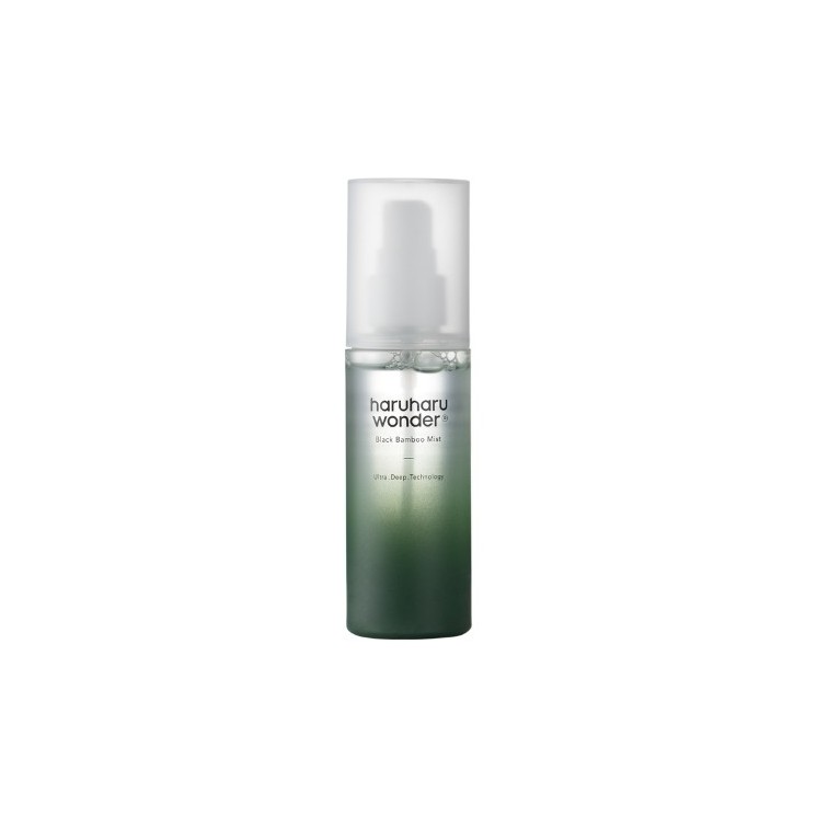 Haruharu Wonder Black Bamboo Mist  Nawilżająca Mgiełka do Twarzy z Ekstraktem z Liści Bambusa  80 ml