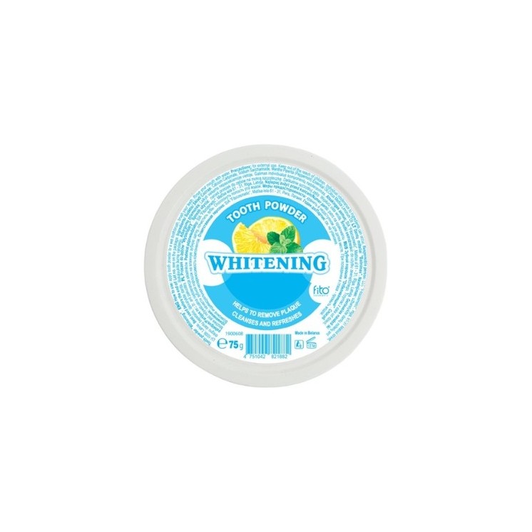 Fitocosmetics Proszek do zębów Wybielający 75 g