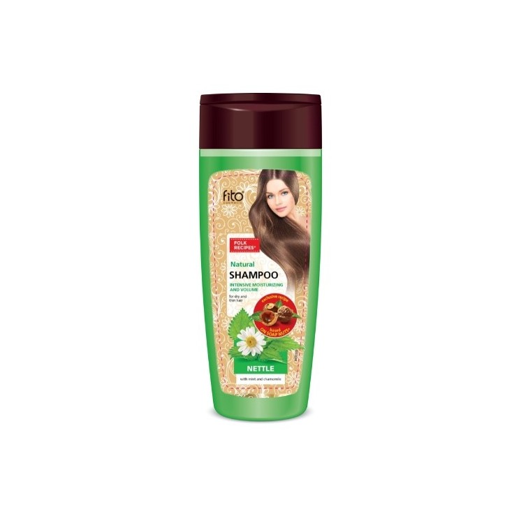 Fitocosmetics Szampon do włosów nawilżający Pokrzywowy z miętą i rumiankiem 270 ml