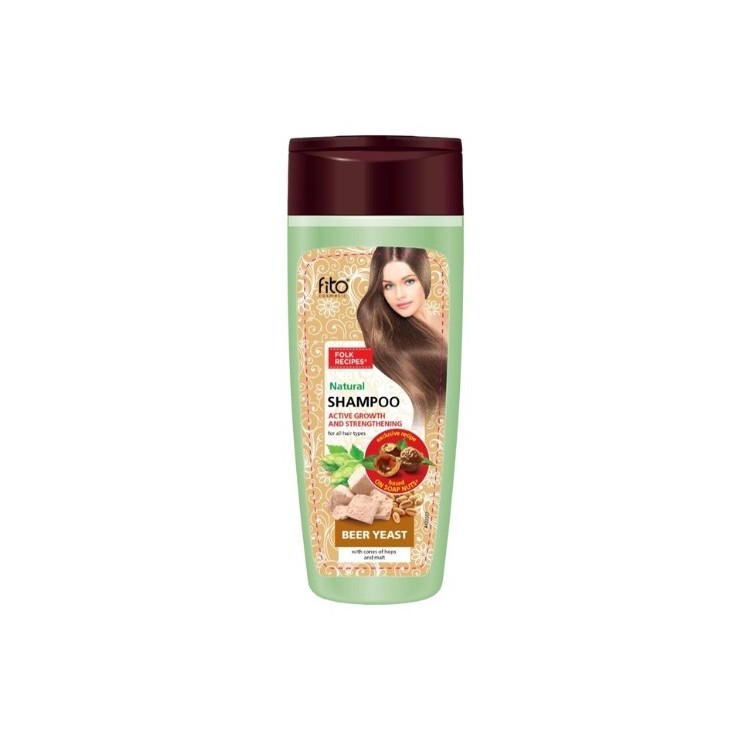 Fitocosmetics Szampon do włosów każdego rodzaju Drożdże Piwne 270 ml