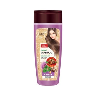 Fitocosmetics Klettenshampoo für trockenes und strapaziertes Haar mit Zedernöl 270 ml