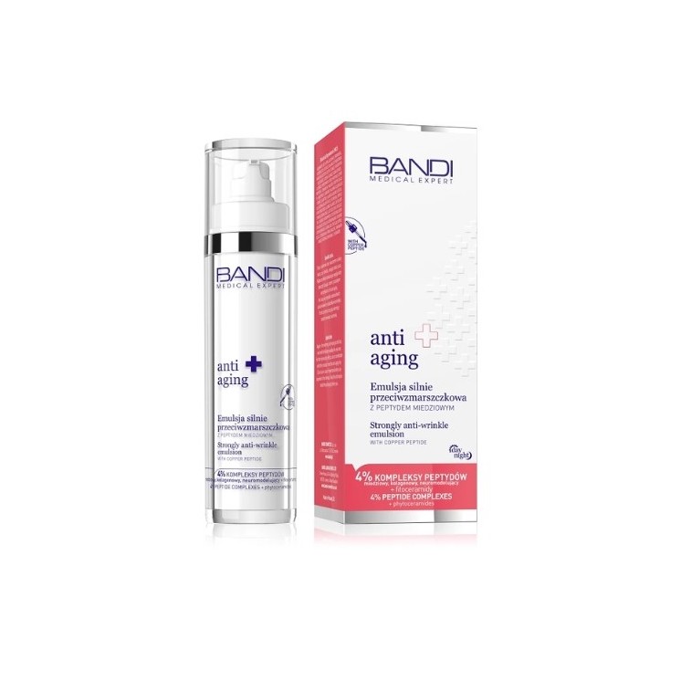 Bandi Medical Expert ANTI AGING Emulsja silnie przeciwzmarszkowa z peptydem miedziowym 50 ml