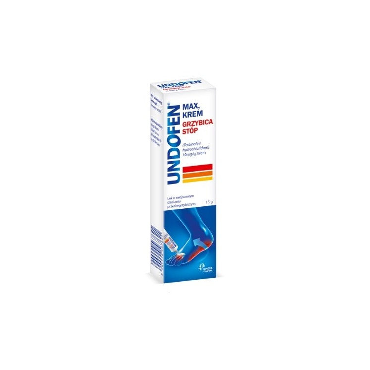 Undofen Max przeciwgrzybiczny Krem do stóp 15 g