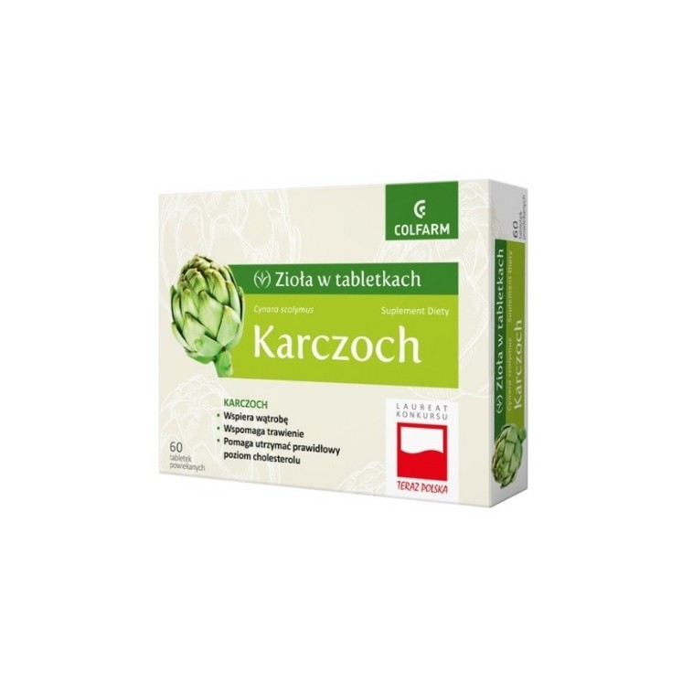 Karczoch 60 tabletek
