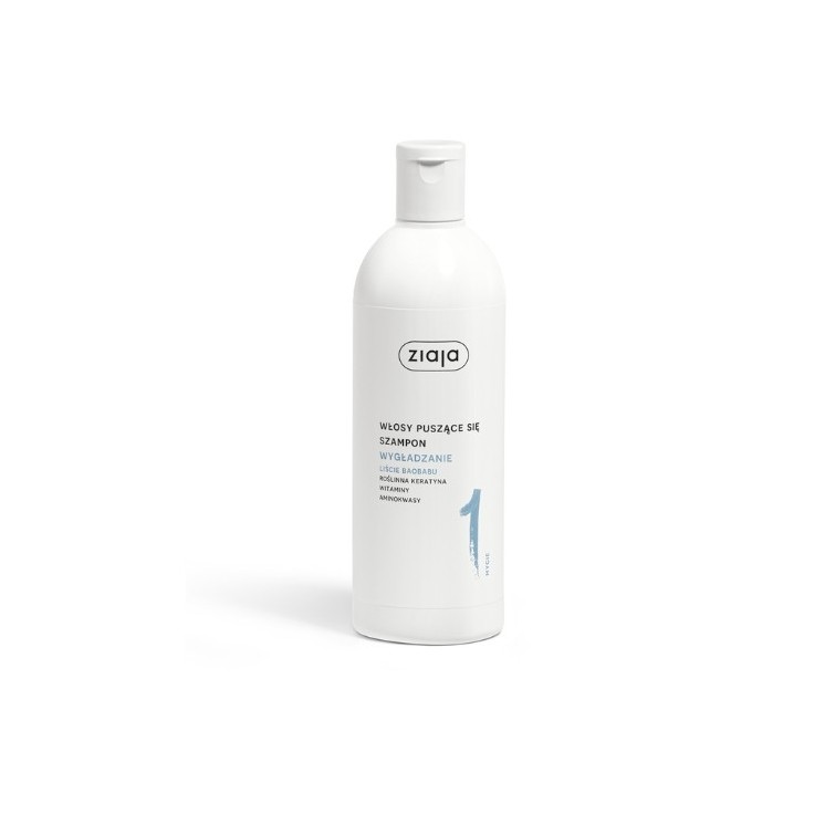 Ziaja Liście Baobabu Szampon do włosów wygładzanie 400 ml