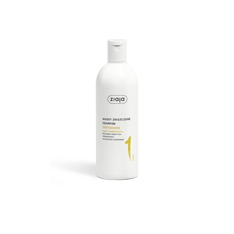 Ziaja Kwiat bananowca Szampon do wlośow odżywienie 400 ml