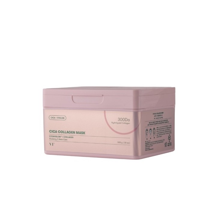 VT Cosmetics CICA Collagen Mask Set of Firming Face Masks in Sheet 30 pieces 320 g
