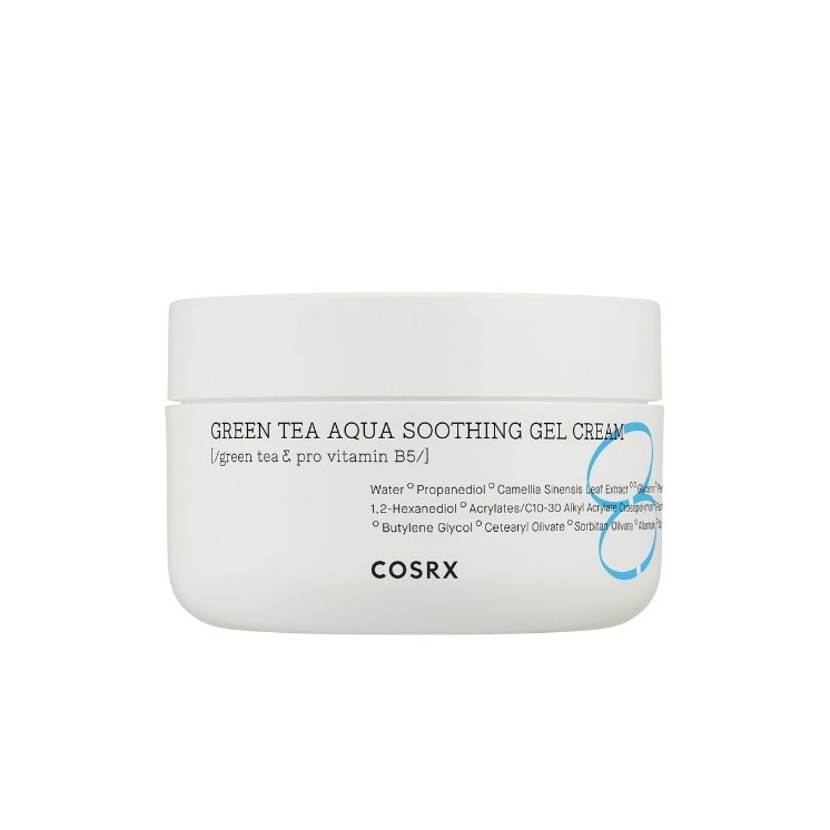 COSRX Hydrium Green Tea Aqua Soothing Gel Cream Łagodzący Krem z Wyciągiem z Zielonej Herbaty 50 ml
