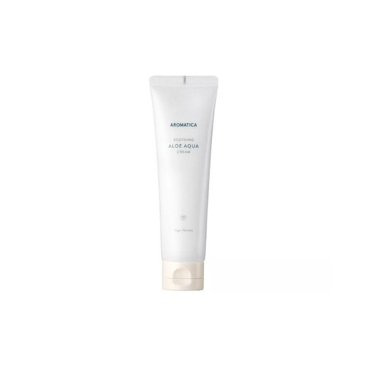 Aromatica Soothing Aloe Aqua Cream Naturalny Nawilżający Krem do Twarzy i Ciała z Aloesem 150 g