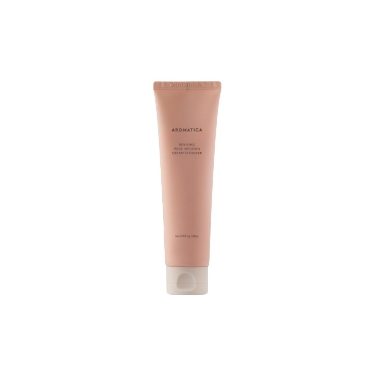Aromatica Reviving Rose Infuison Cream Cleanser Kremowy Żel Różany do Mycia Twarzy 145 ml