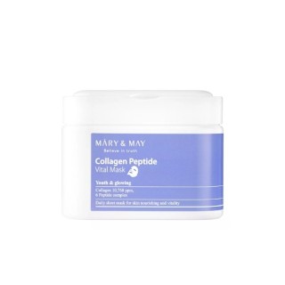 Mary&May Collagen Peptide Vital Mask Firming Face Mask Set 30 pcs Mary&May Collagen Peptide Vital Mask Firming Face Mask Set 30 pcs