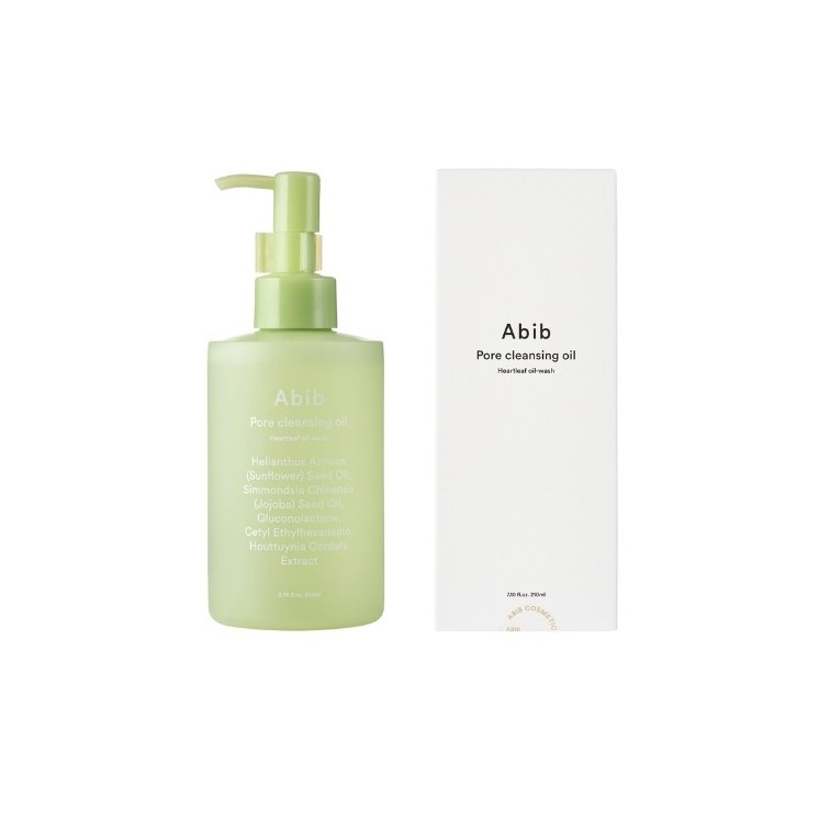 Abib Pore Cleansing Oil Heartleaf Oil-Wash Olejek do Demakijażu Zmniejszający Wydzielanie Sebum 200 ml