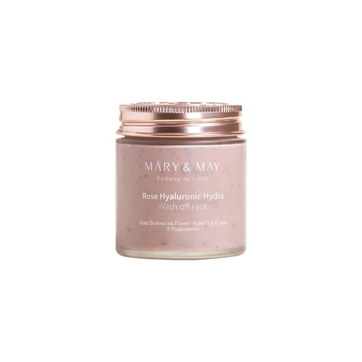 Mary&May Rose Hyaluronic Hydra Wash off Pack Nawilżająca Maska z Glinką 125 g