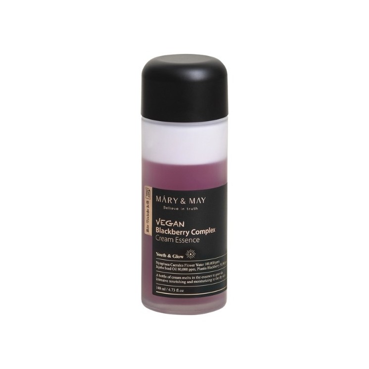 Mary&May Vegan Blackberry Complex Cream Essence Wielofunkcyjna Kremowa Esencja do Tarzy 140 ml