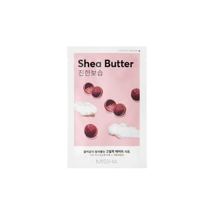 Missha Airy Fit Sheet Mask Shea Butter Nawilżająco-Odżywcza Maska w Płachcie 19 g