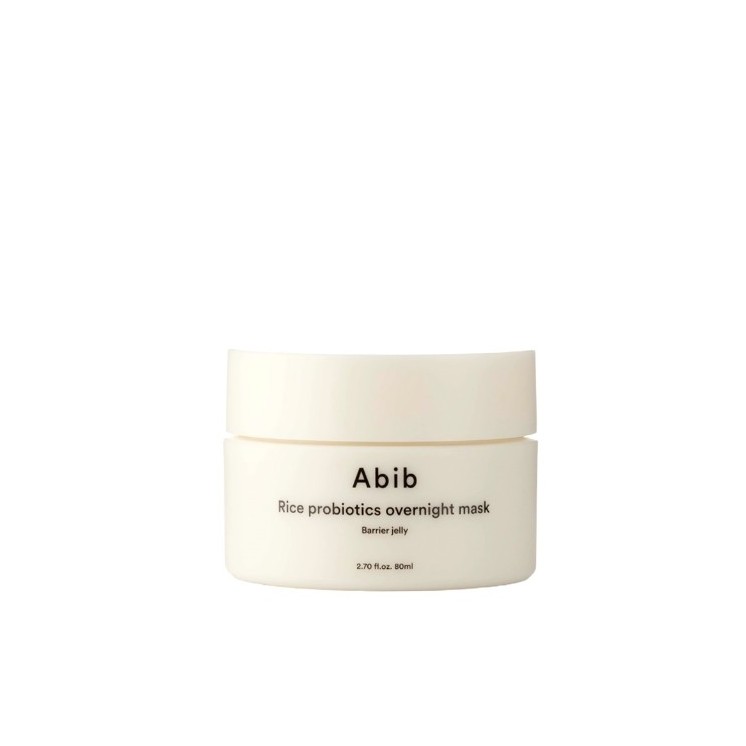 Abib Rice Probiotics Overnight Mask Barrier Jelly Maska na Noc z Probiotykami Ryżowymi 80 ml