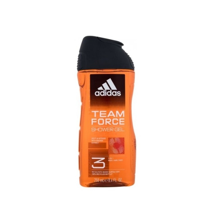 Adidas Żel pod prysznic dla mężczyzn 3in1 Team Force 250 ml