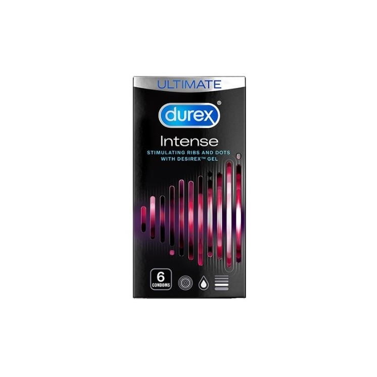 Презервативи Durex Intens Fluted 6 шт