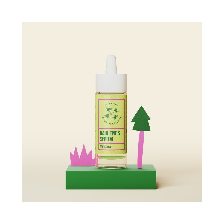Mydlarnia Cztery Szpaki Ochronne serum na końcówki Leśna Róża 30 ml