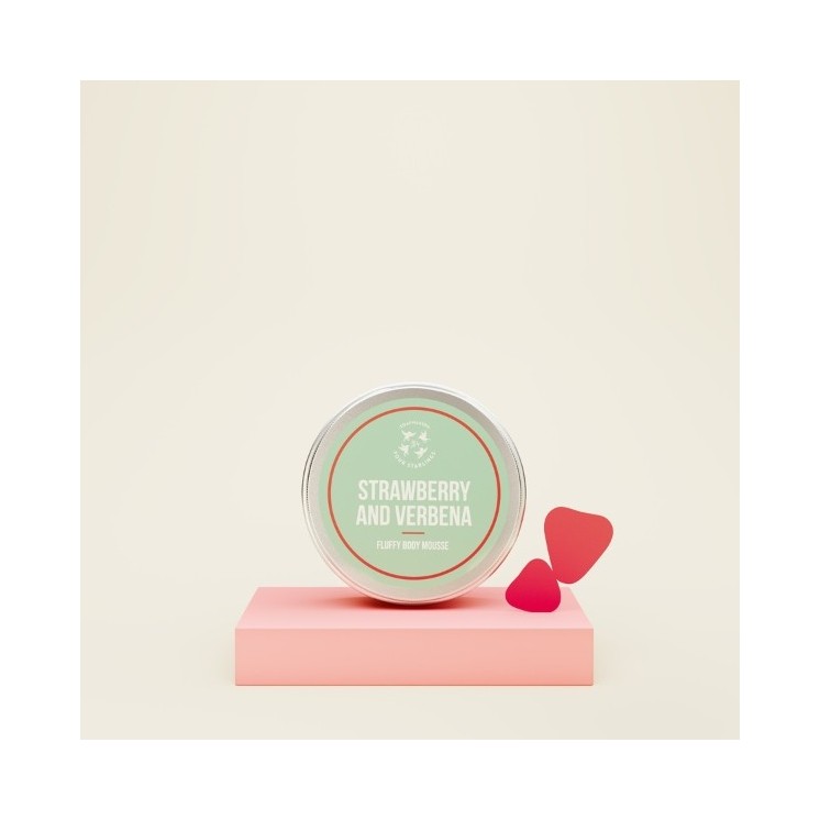 Mydlarnia Cztery Szpaki Пухнастий мус для тіла Полуниця та Вербена 150 мл