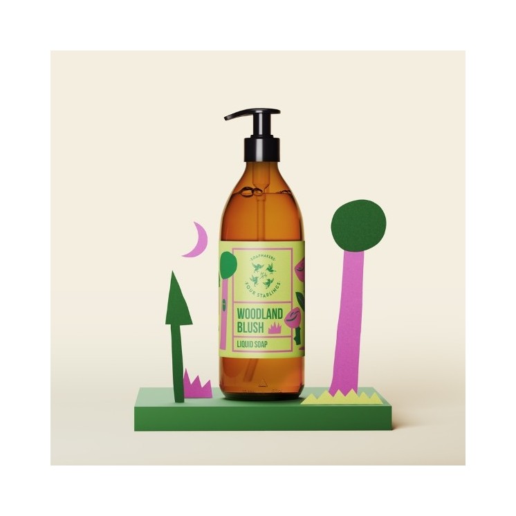 Mydlarnia Cztery Szpaki Leśna Róża naturalne mydło w płynie 500 ml 