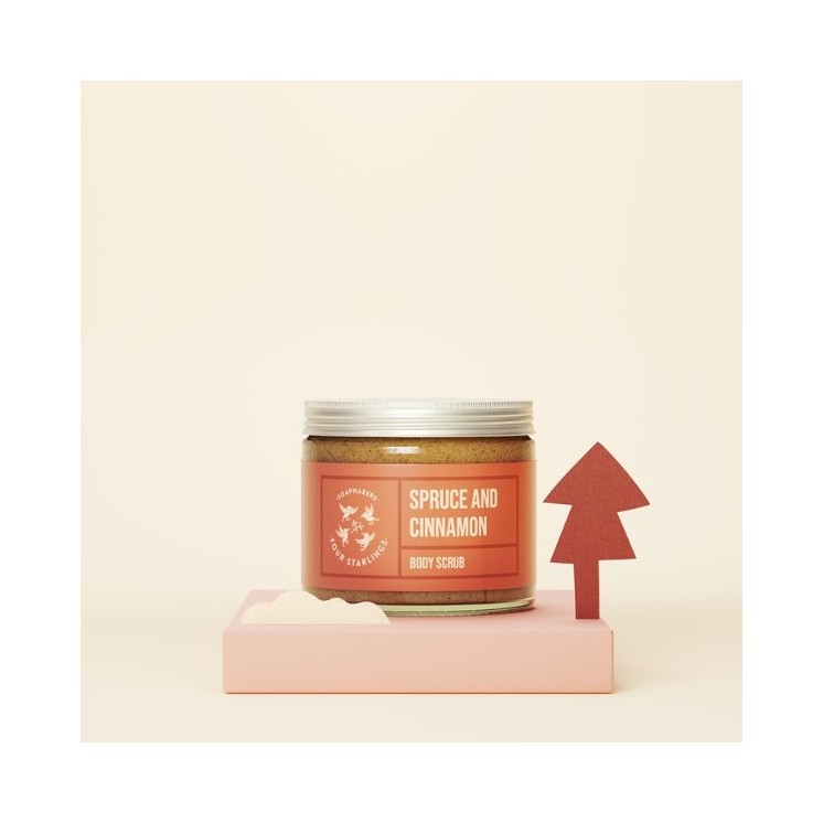 Mydlarnia Cztery Szpaki Цукровий Peeling для тіла Ялина і кориця 250 мл