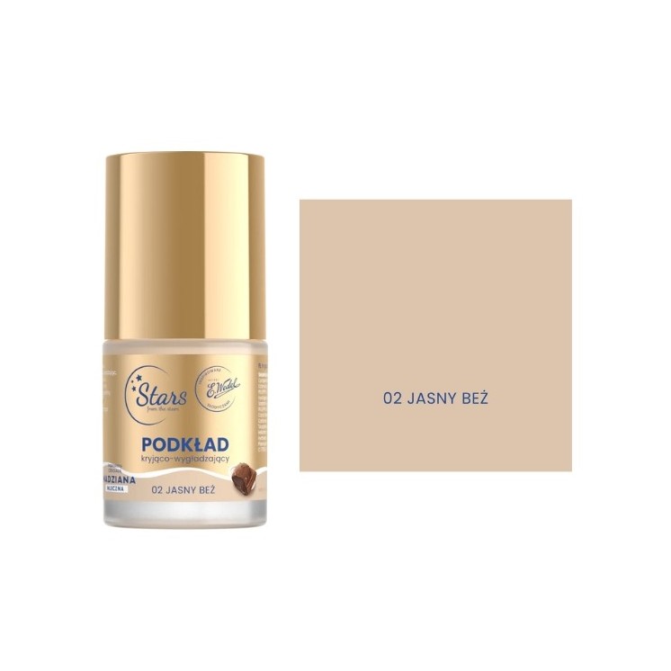Stars from the stars Wedel Nadziana Soothing and Smoothing Foundation 02 Light Beige 25 G