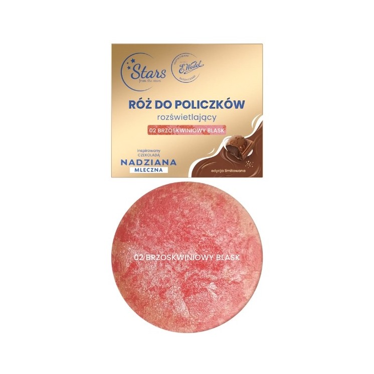 Stars from the stars Wedel Nadziana Illuminating Blush 02 Peach Glow 3,3 g