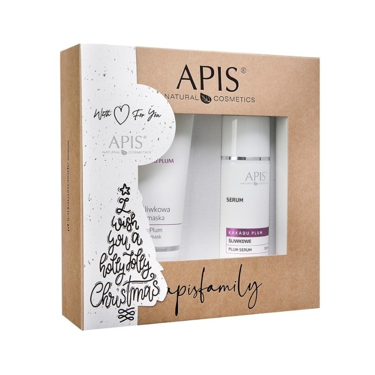 Apis Zestaw Świąteczny Kakadu plum Śliwkowa maska 200 ml + Śliwkowe serum 100 ml
