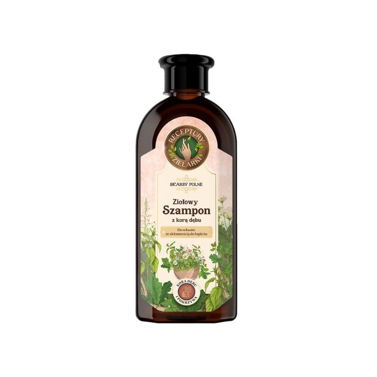 Rezepte Herbalists Kräutershampoo für zu Schuppen, Eichenrinde und Brennnessel neigendes Haar 350 ml