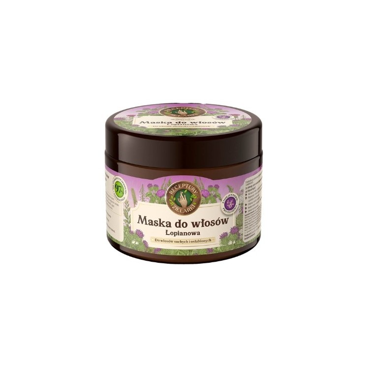 Рецепти травників Реп'яхова пом'якшувальна маска для сухого та ослабленого волосся 300 мл