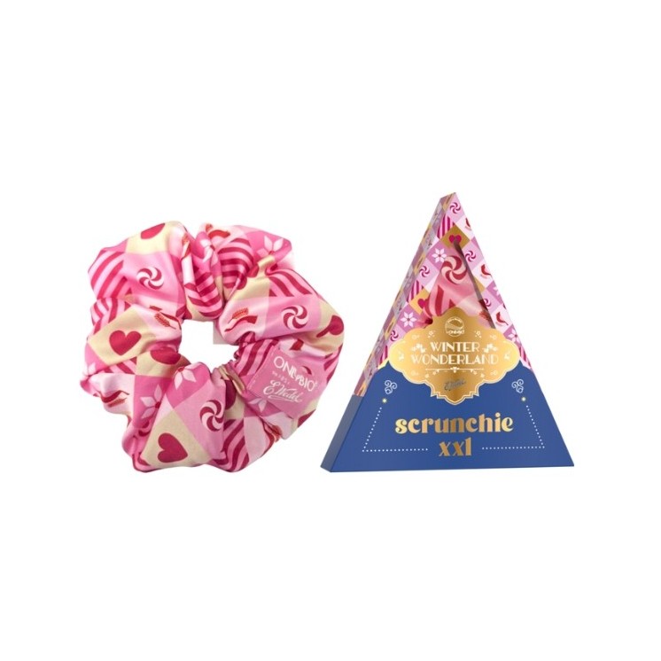 OnlyBio x Wedel Hair in Balance Scrunchie XXL Czekolada  Mleczna Truskawkowa