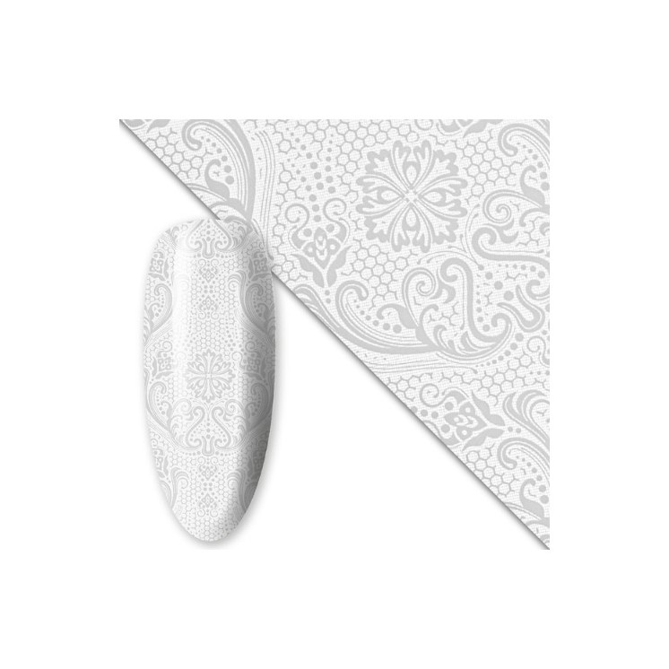 Folia transferowa do paznokci 80 cm White Nr 9