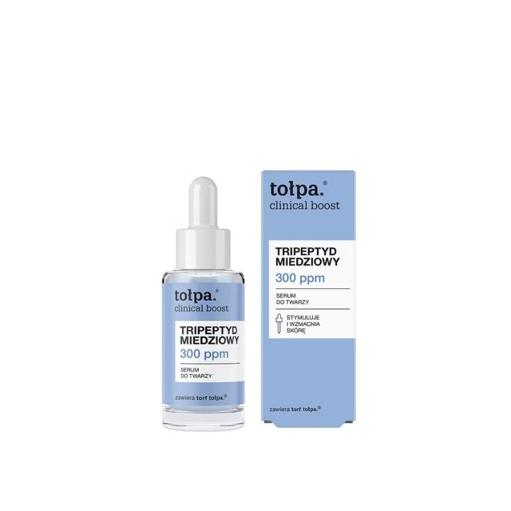 Tołpa Clinical Boost Ujędrniające Serum Do Twarzy Tripeptyd Miedziowy 30 ml