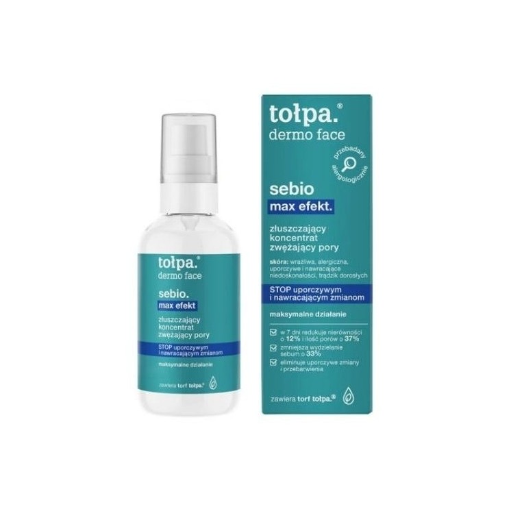 Tołpa Dermo Face Sebio Max Effect. Peeling Porenstraffendes Konzentrat 75 ml
