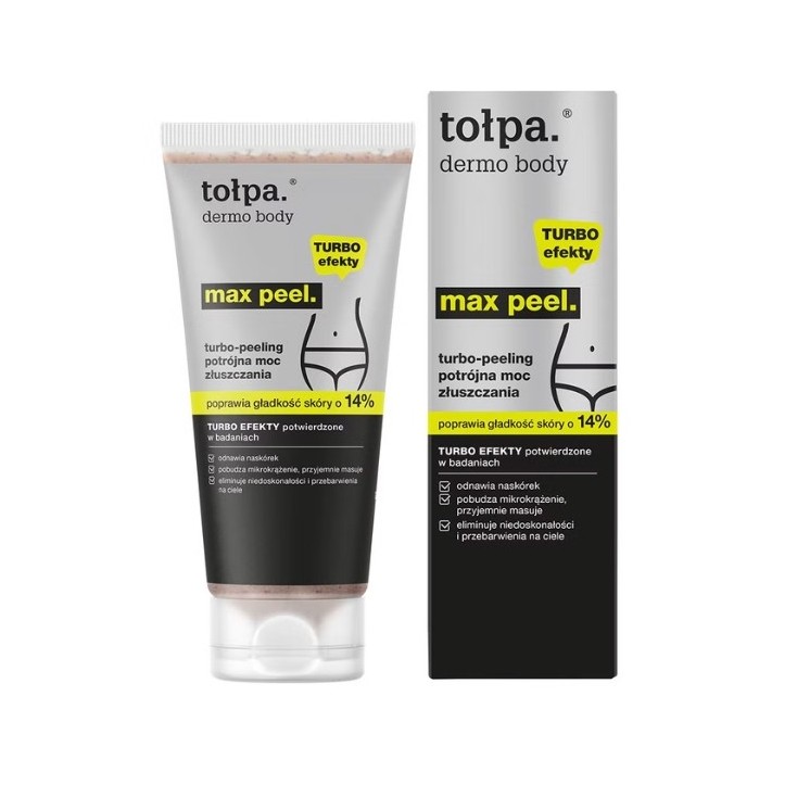 Tołpa Dermo Body Max Peel Wygładzający Atycellulitowy Peeling do ciała Krem 200 ml