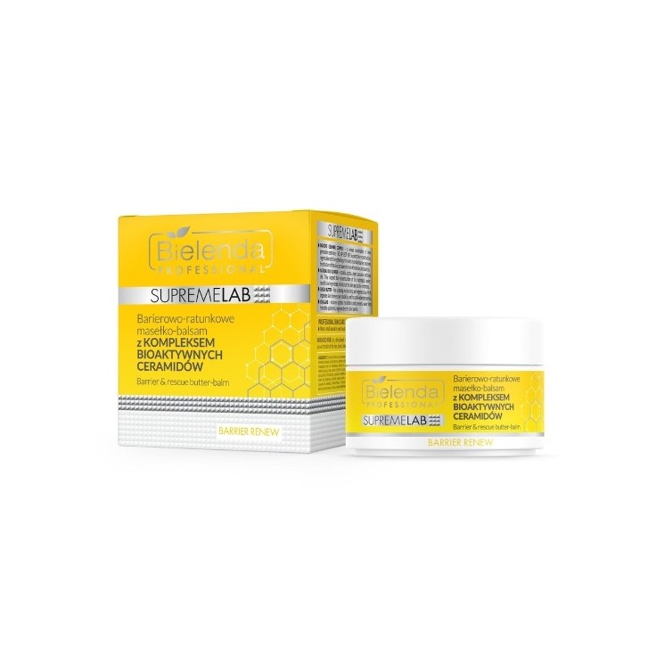 Bielenda Professional SUPREMELAB Barierowo - ratunkowe masełko - balsam z KOMPLEKSEM BIOAKTYWNYCH CERAMIDÓW 40 ml