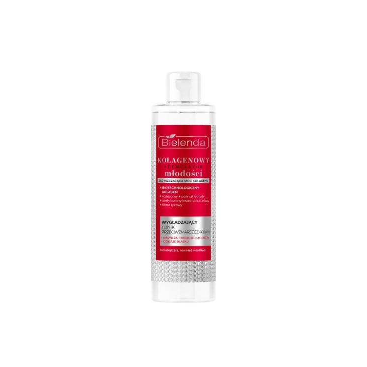 Bielenda Kolagenowy Stymulator Młodości Wygładzający tonik przeciwzmarszczkowy 200 ml