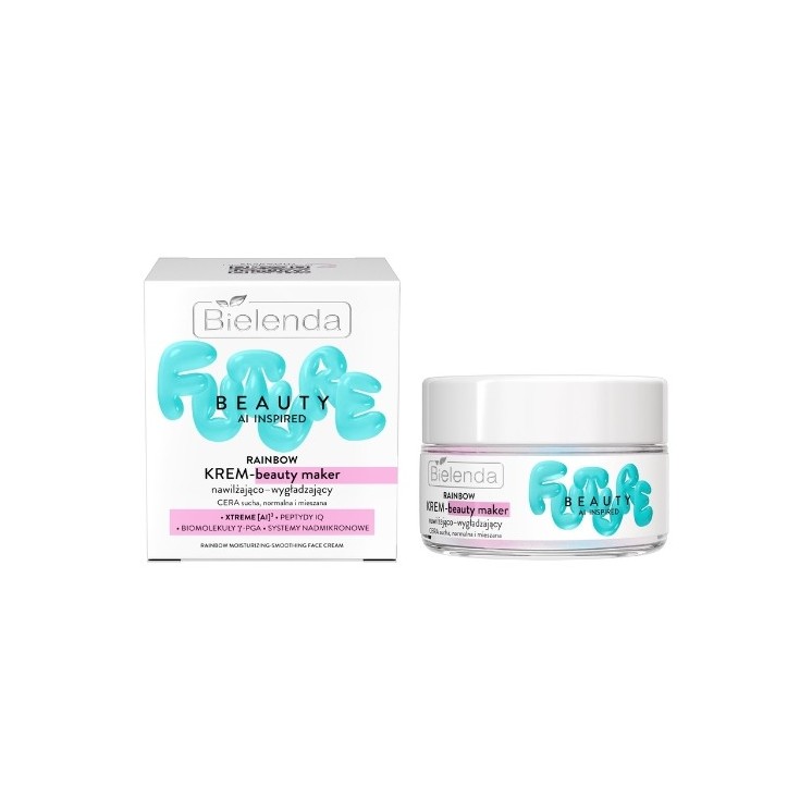 Bielenda FUTURE BEAUTY Rainbow krem - beauty maker nawilżająco - wygładzający 50 ml