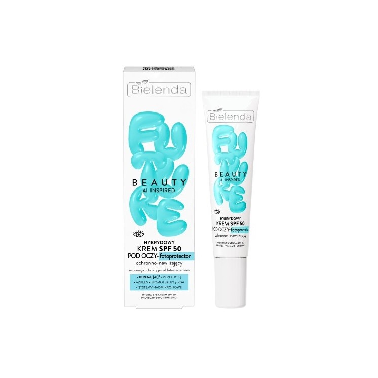 Bielenda FUTURE BEAUTY Hybrydowy krem - fotoprotector pod oczy SPF 50 ochronno - nawilżający 15 ml