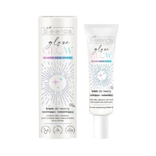 Bielenda Glaze & Glow Krem nawilżająco - rozświetlający glazed skin effect 50 ml Bielenda Glaze & Glow Krem nawilżająco - rozświetlający glazed skin effect 50 ml