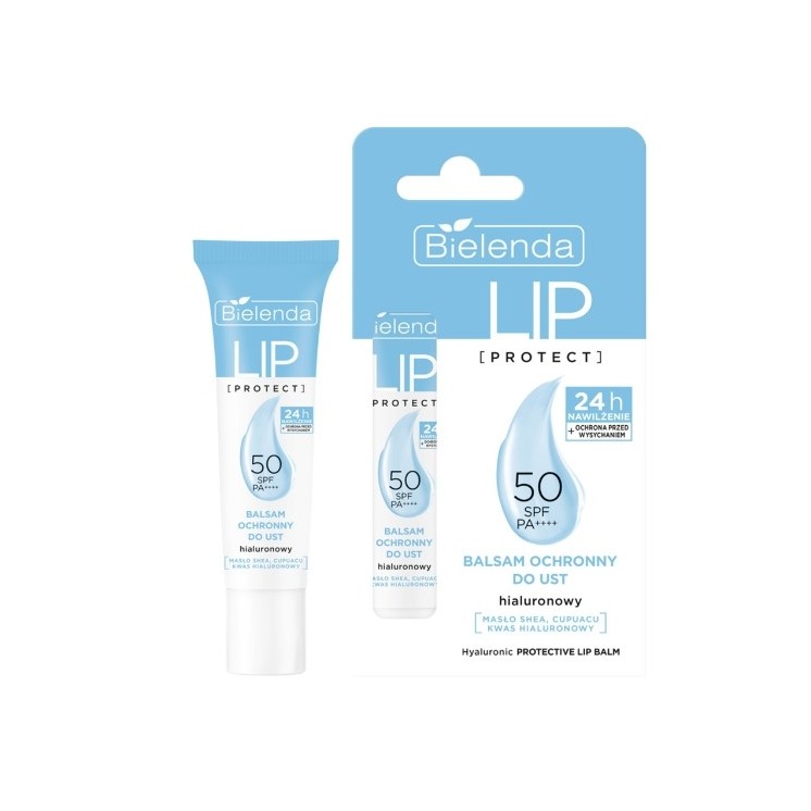 Bielenda LIP PROTECT Захисний бальзам для губ SPF 50 гіалуронова 10 г